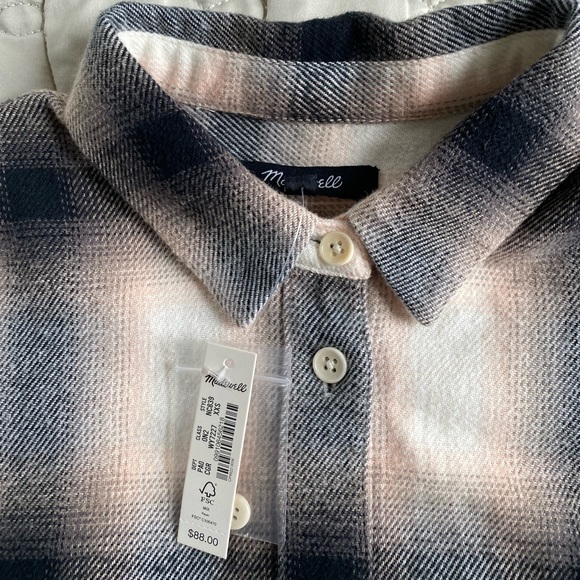 Madewell Oversized Flannel - Picture 9 of 16
